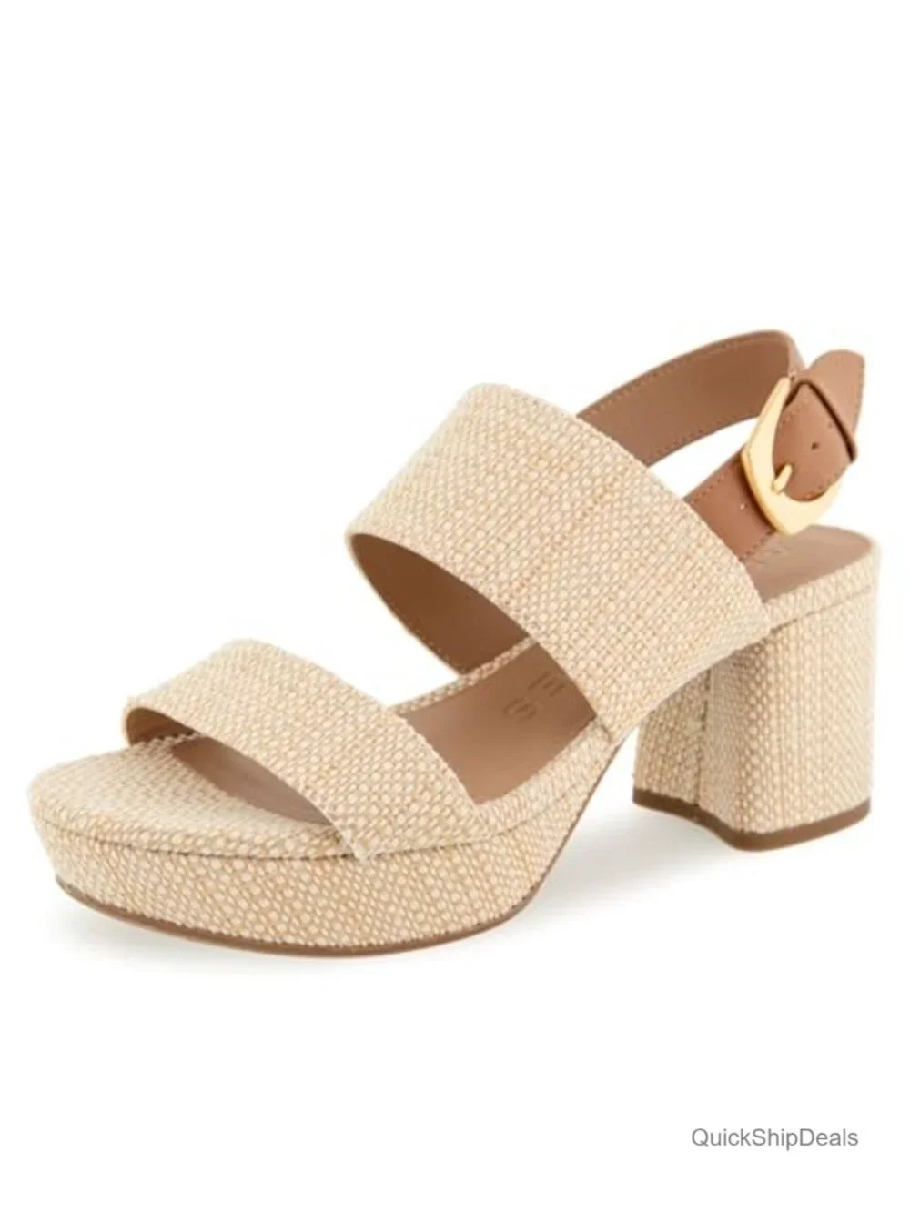 Platform Sandals with Adjustable Buckle and Ortholite Insole